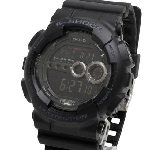カシオ CASIO Gショック G-SHOCK 高輝度LED 腕時計 GD-100-1B ブラック